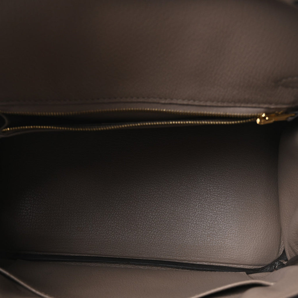Taurillon Novillo Birkin 25 Gris Asphalte