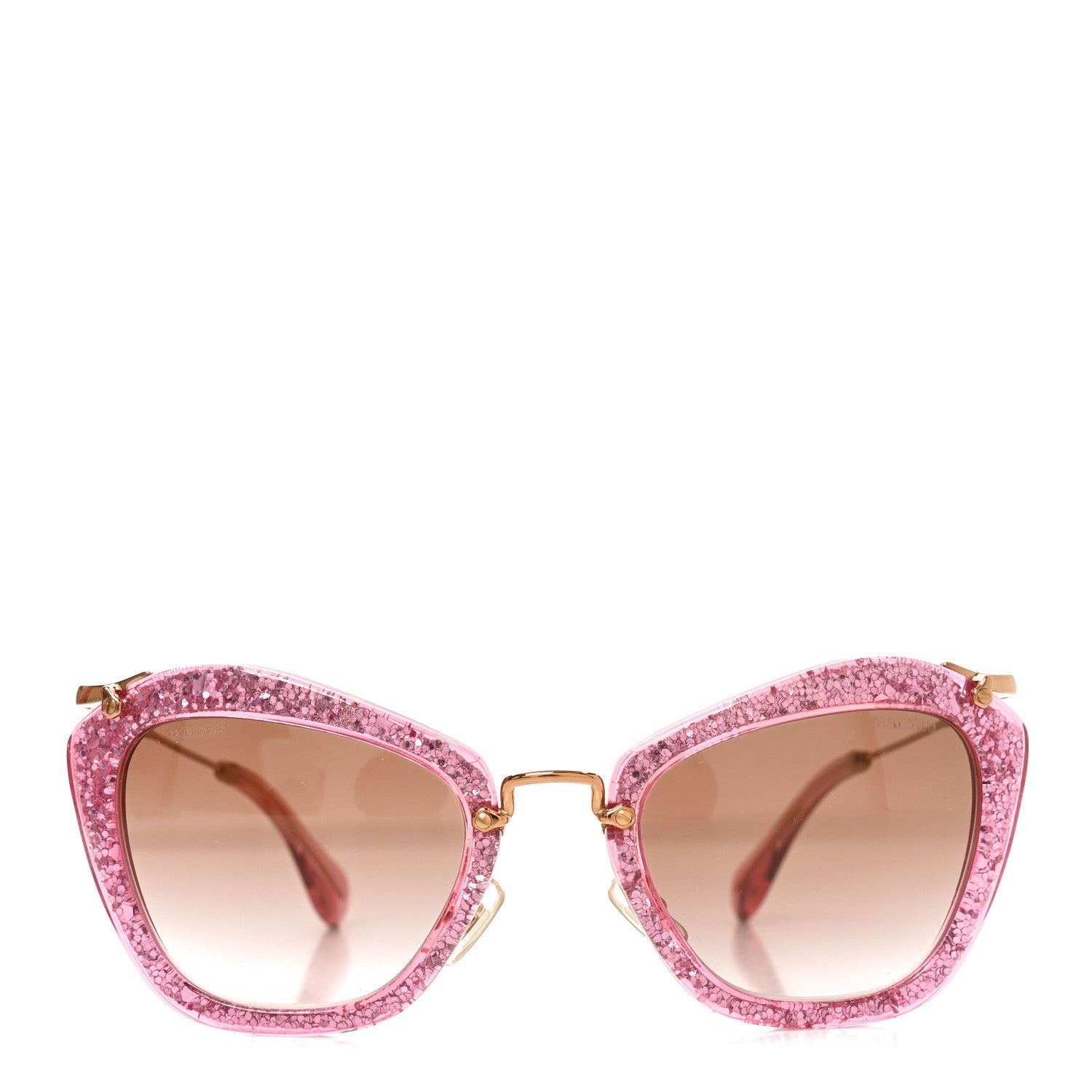 Acetate Metal Cat Eye Sunglasses SMU10N Pink