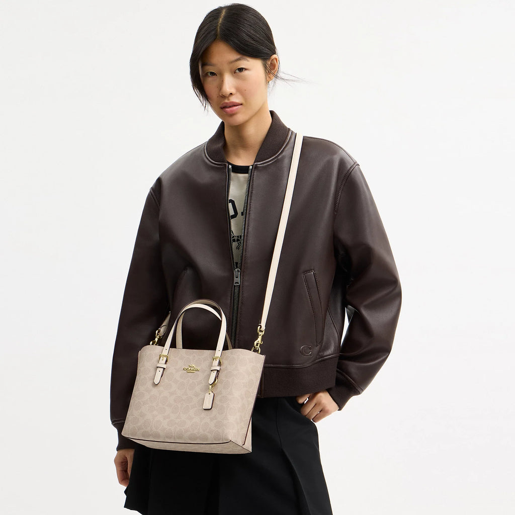 Coach Outlet Mollie Tote Bag 25 In Signature Canvas