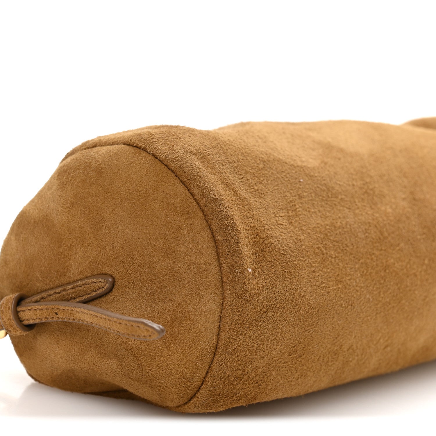 Suede Pouch Olive Green
