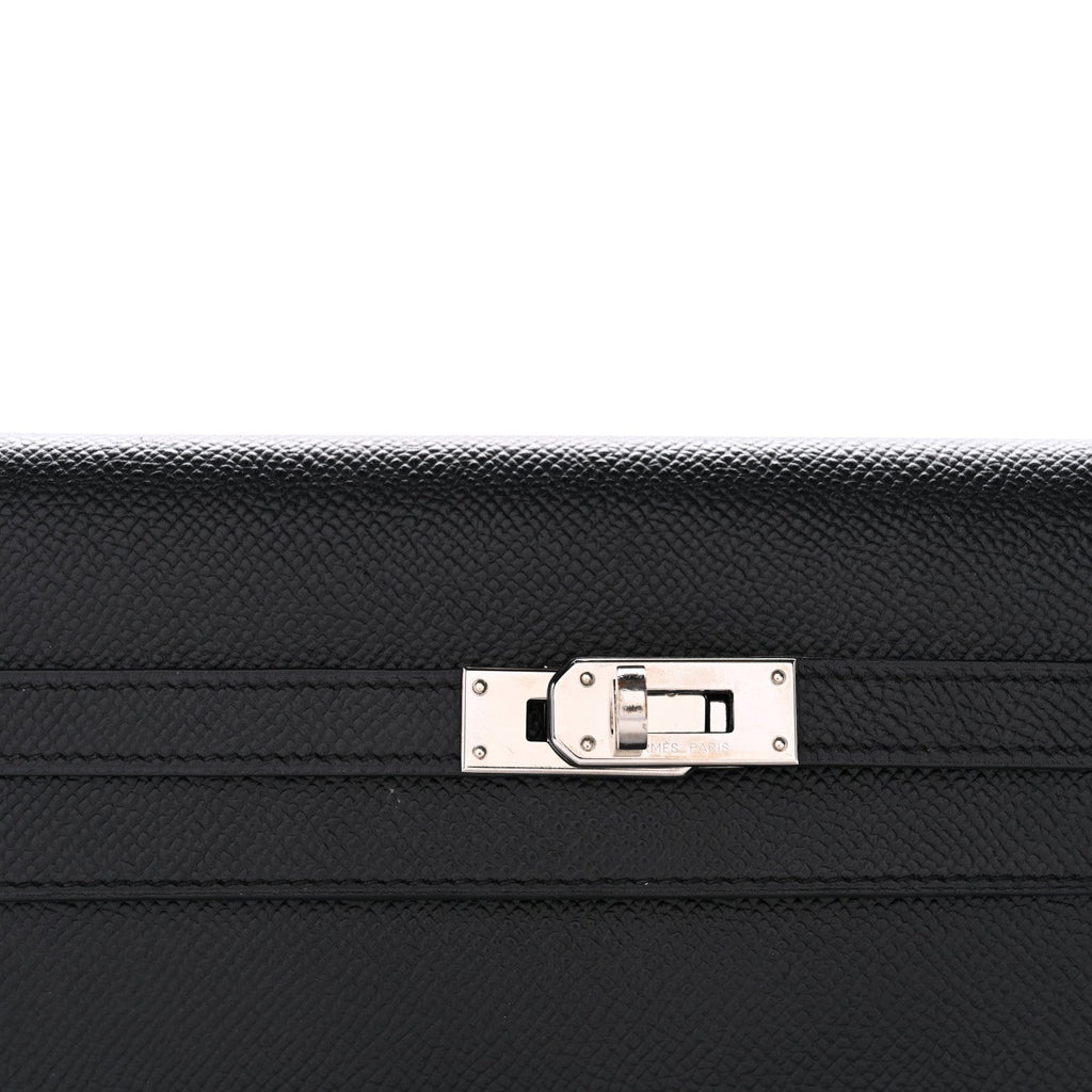 Epsom Kelly Longue Wallet Black
