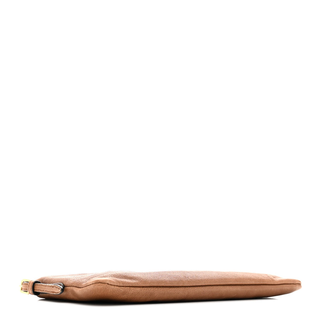 Nappa Aviator Mini Flat Pouch Rovere