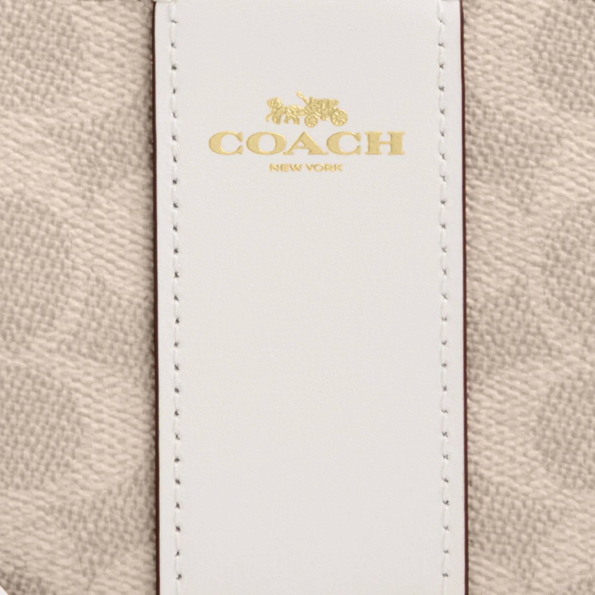 Coach Outlet Corner Zip Wristlet In Signature Canvas With Stripe