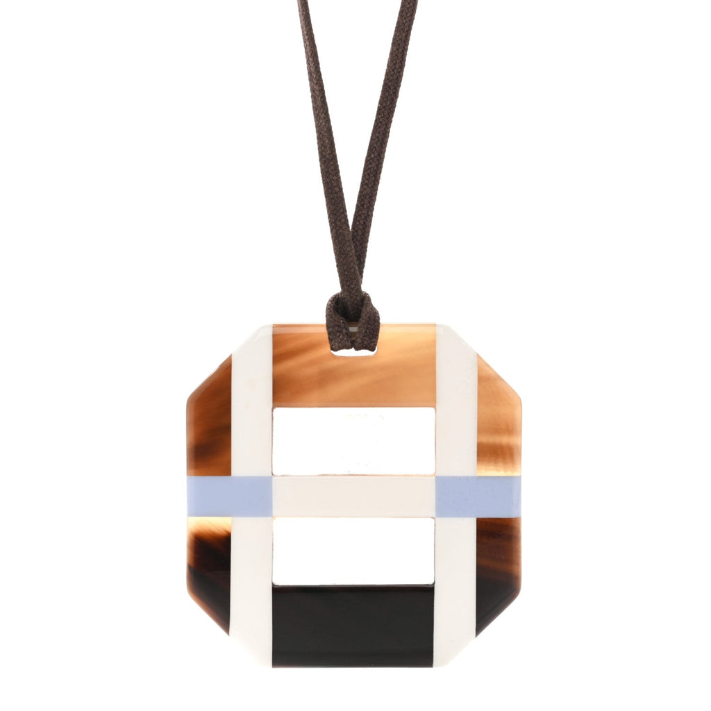 Horn Lacquer Opus Octagonal Necklace