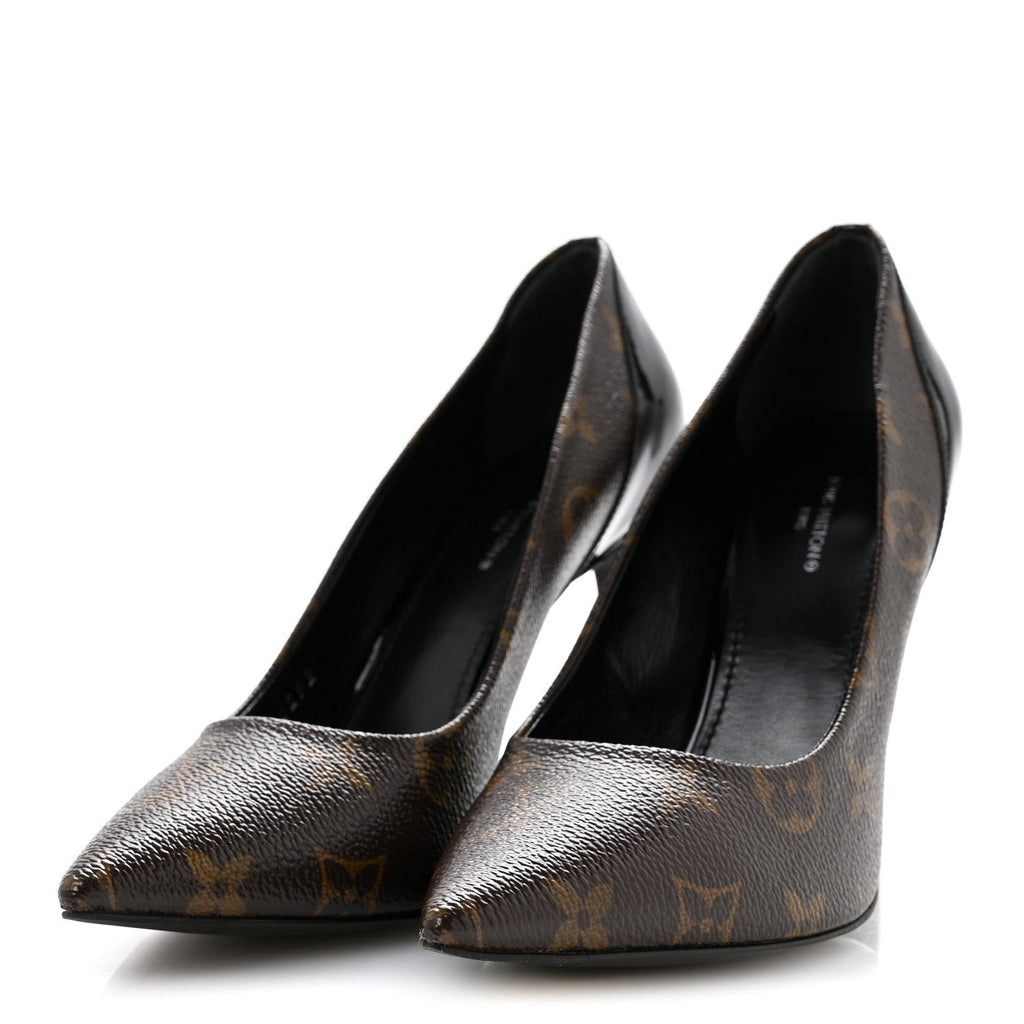 Monogram Cherie Pumps 38 Black