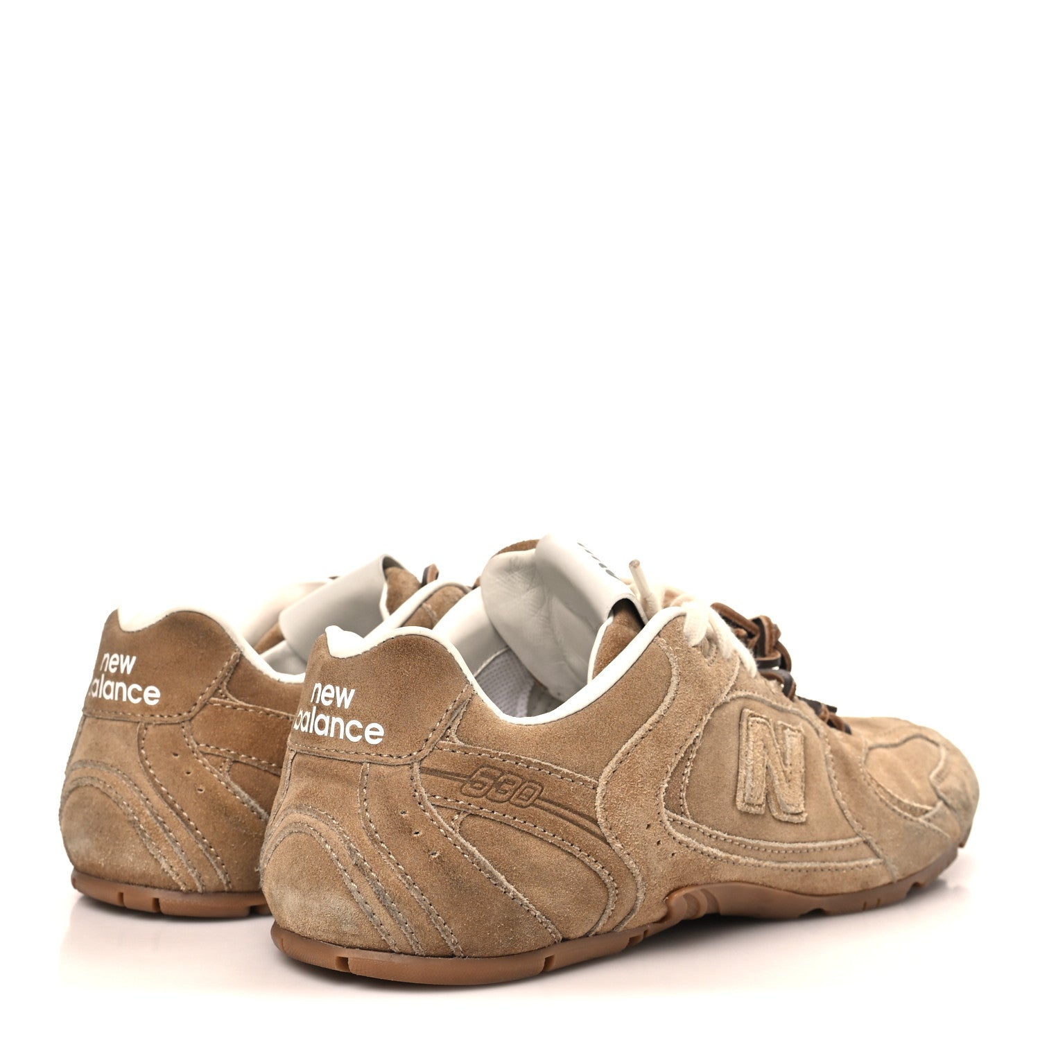 X NEW BALANCE Suede 530 SL Sneakers 38.5 Ecru