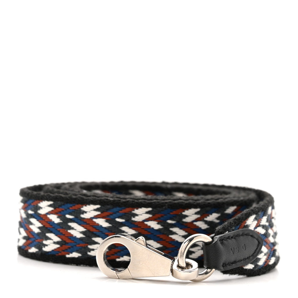 Toile Swift 25mm Sangle Cavale Shoulder Strap Black White Deep Blue