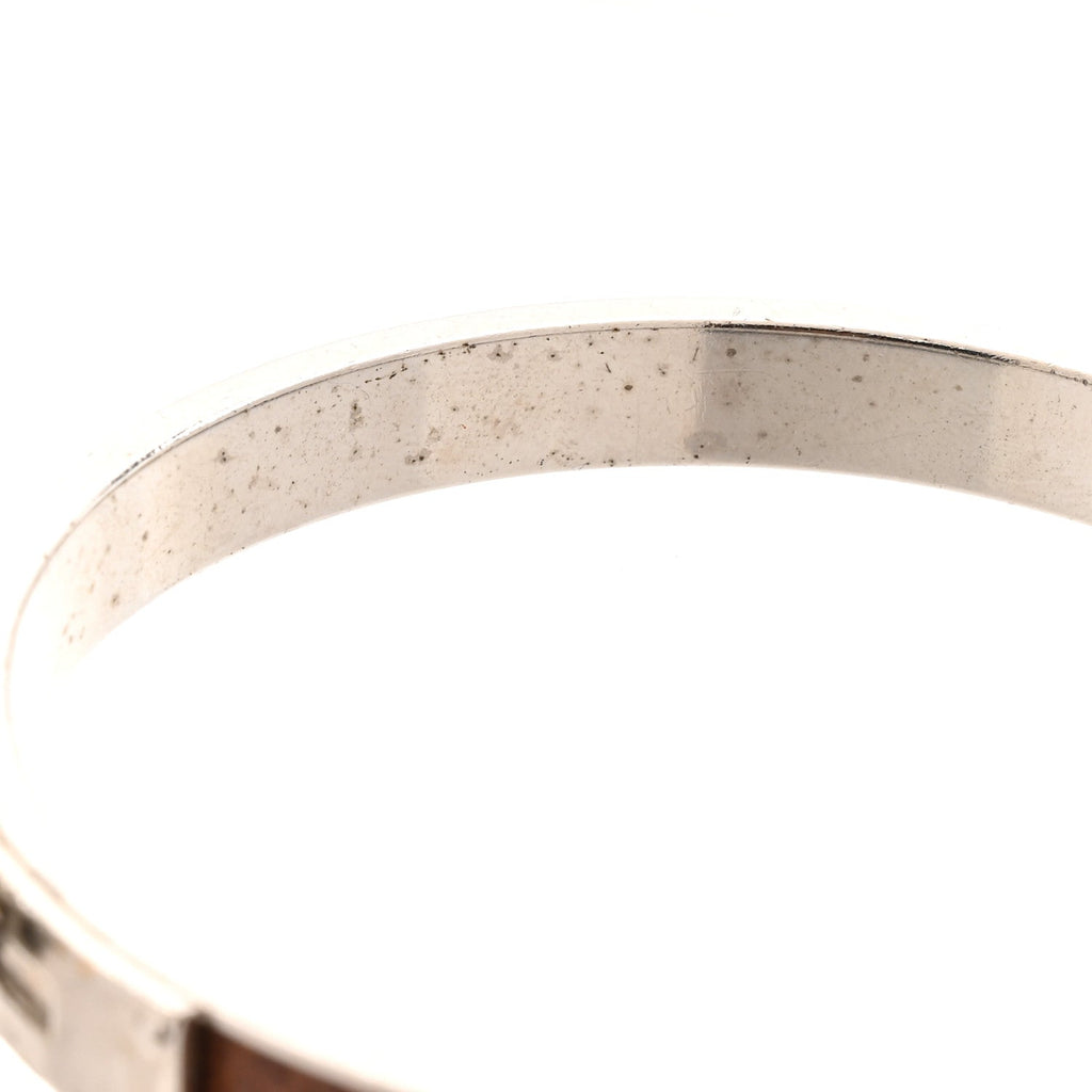 Lizard Kelly Lock Cadena Bracelet Brown