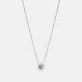 Coach Outlet Open Circle Stone Strand Necklace