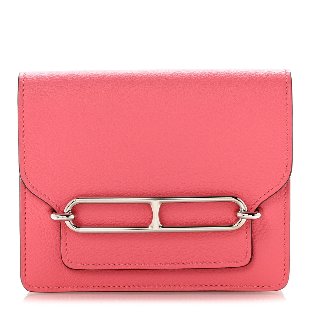 Chevre Mysore Roulis Slim Wallet Rose Azalee