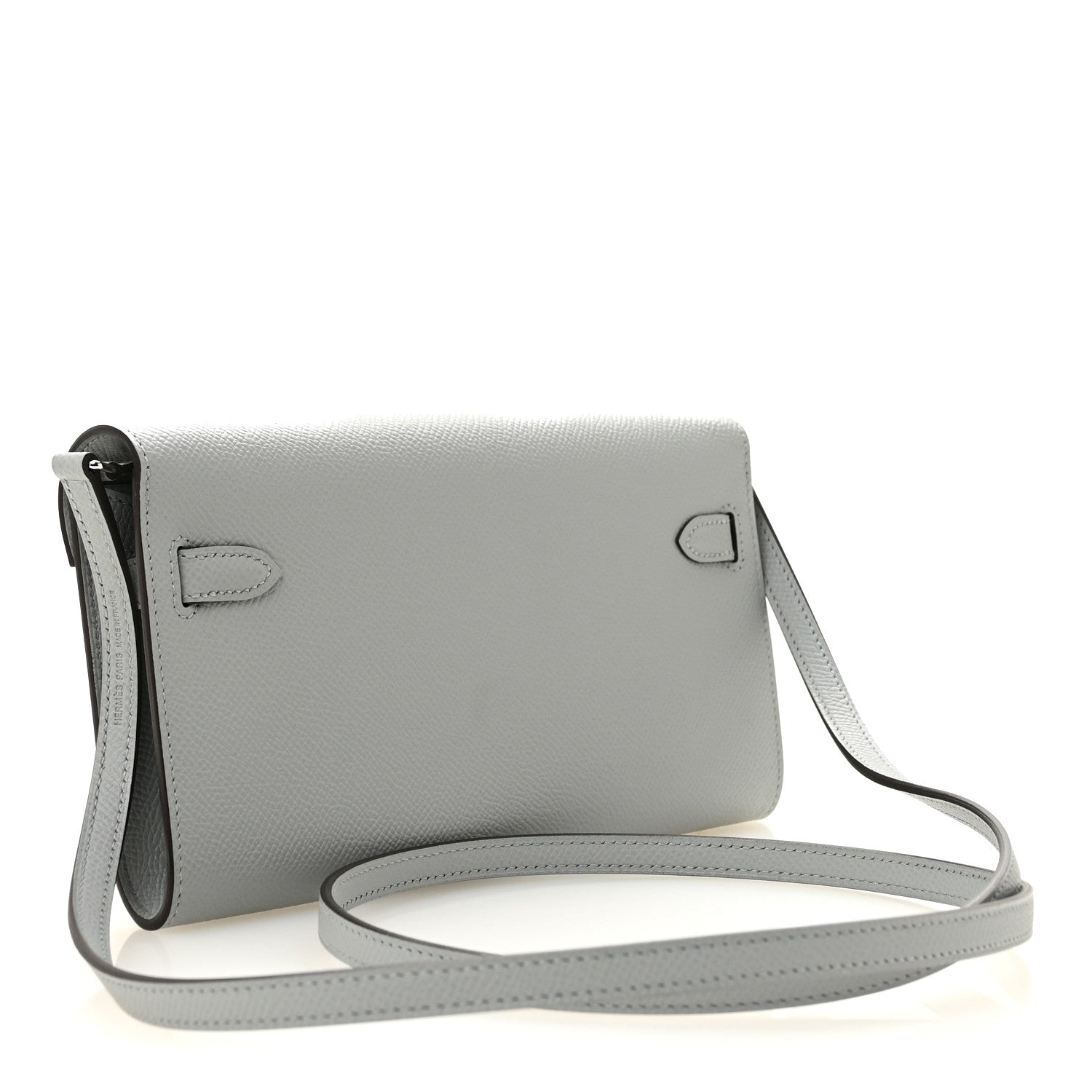 Epsom Kelly Wallet To Go Gris Pantin