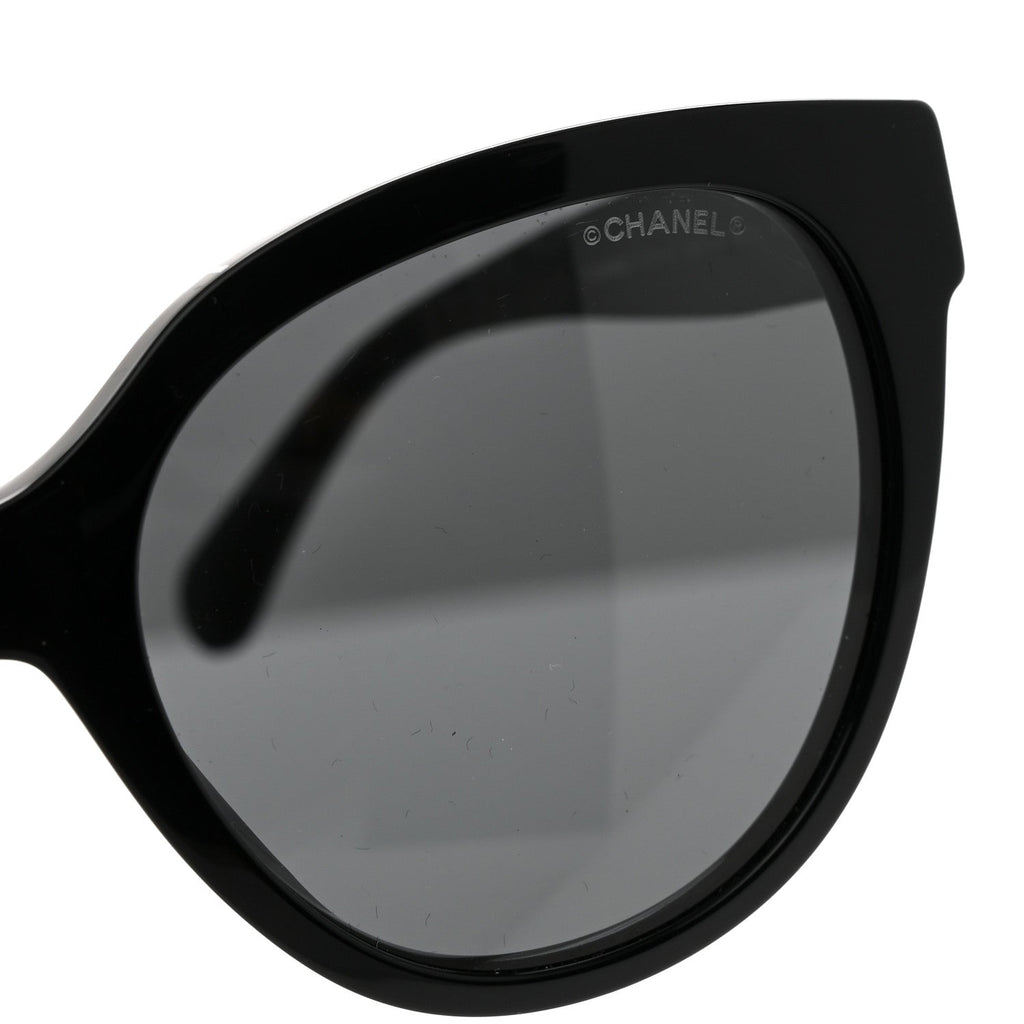Acetate CC Butterfly Sunglasses 5414-A Black