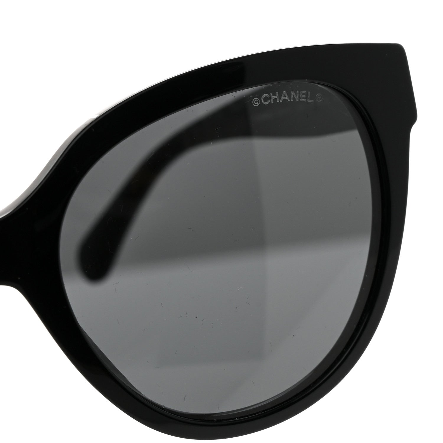 Acetate CC Butterfly Sunglasses 5414-A Black