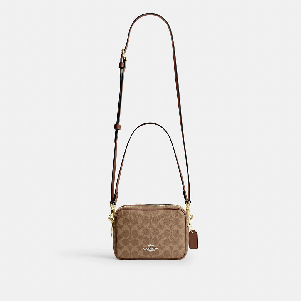 Coach Outlet Mini Carey Crossbody Bag In Signature Canvas