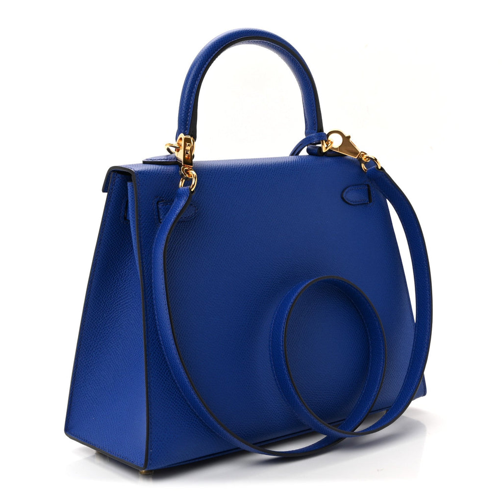 Epsom Kelly Sellier 25 Bleu Royal