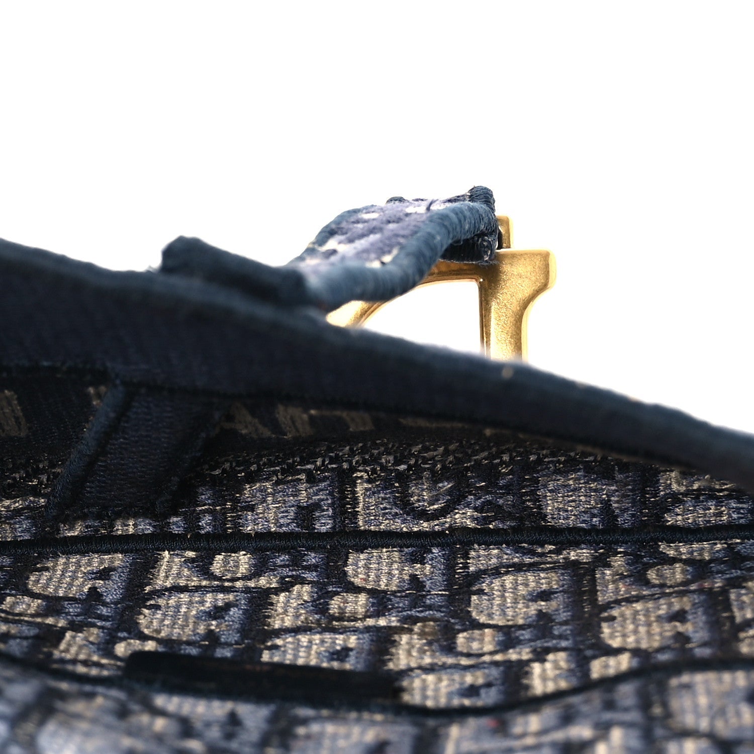 Oblique Slim Saddle Pouch Blue