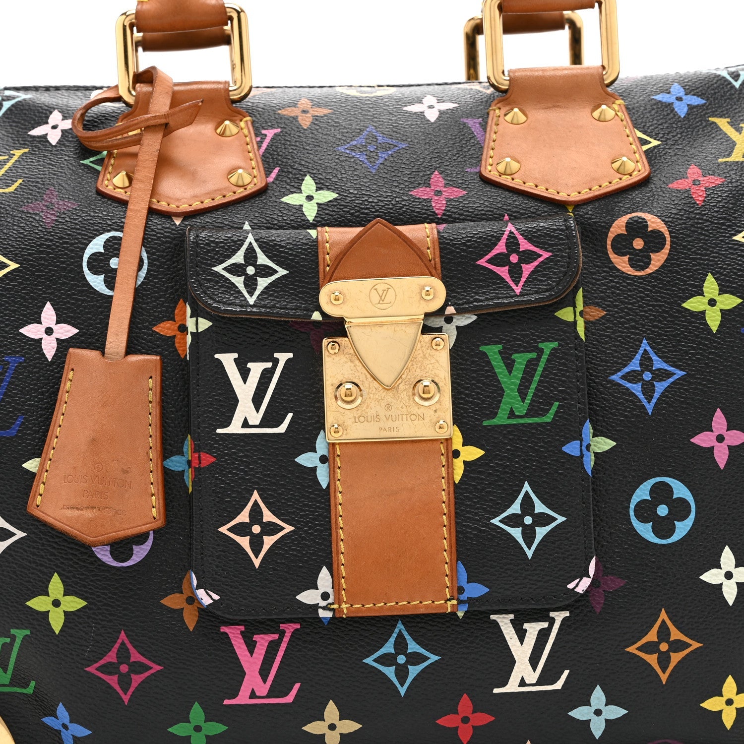 Monogram Multicolor Speedy 30 Black