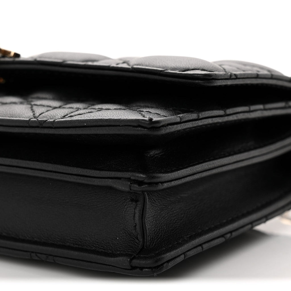 Lambskin Cannage Mini My Dior Bag Black