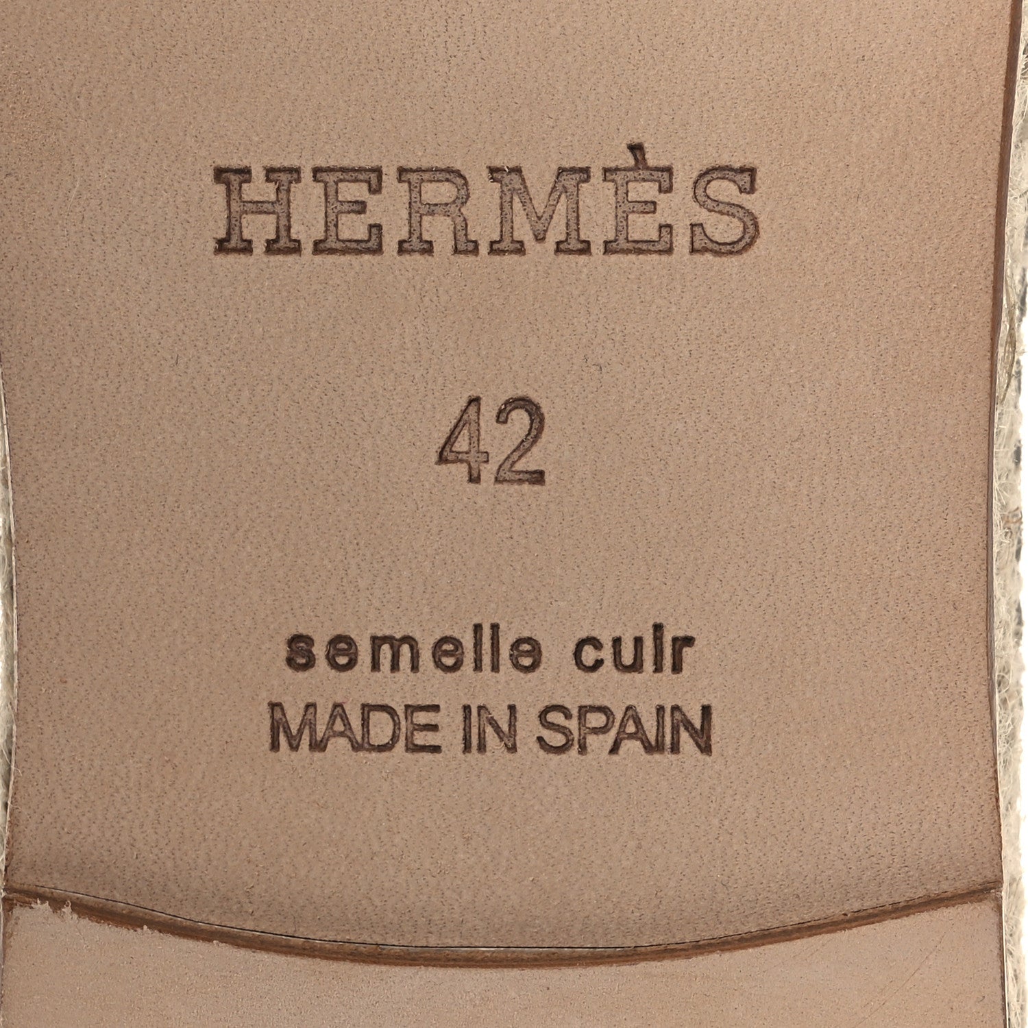 Suede Goatskin Mens Enrique Espadrilles 42 Beige Sable