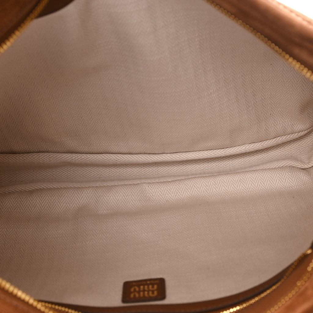 Camoscio Large Aventure Shoulder Bag Rovere
