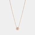 Coach Outlet Open Circle Stone Strand Necklace