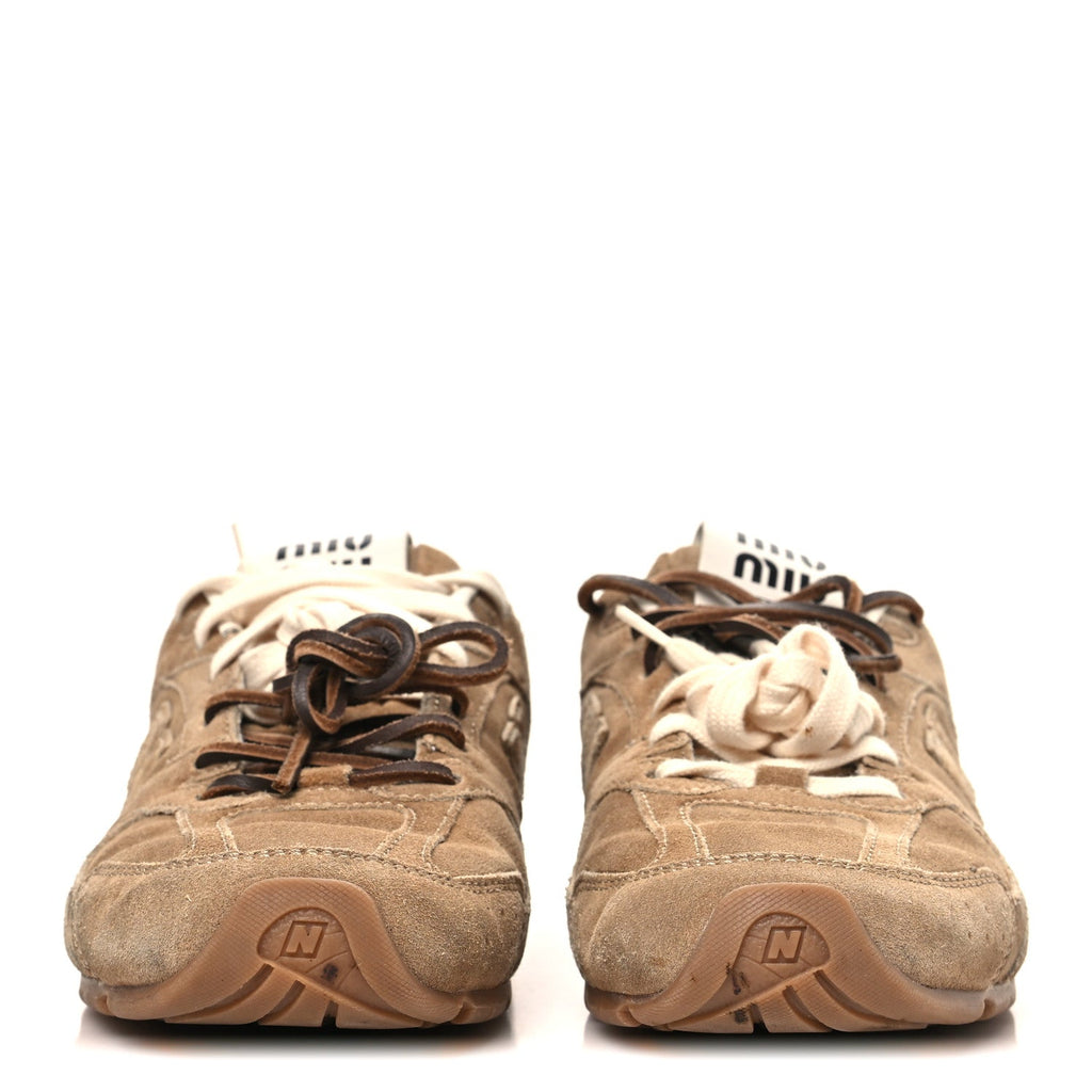 X NEW BALANCE Suede 530 SL Sneakers 38.5 Ecru