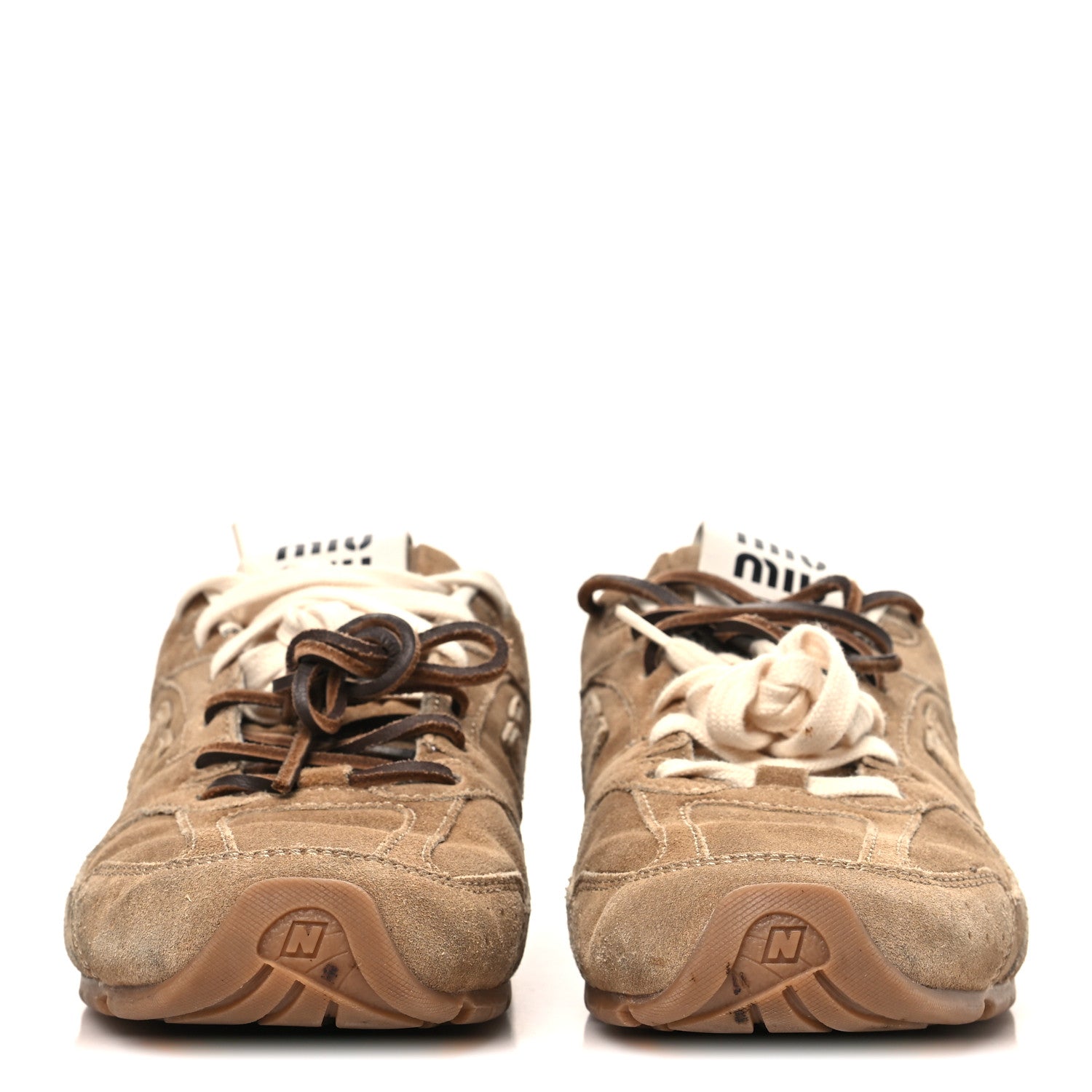 X NEW BALANCE Suede 530 SL Sneakers 38.5 Ecru