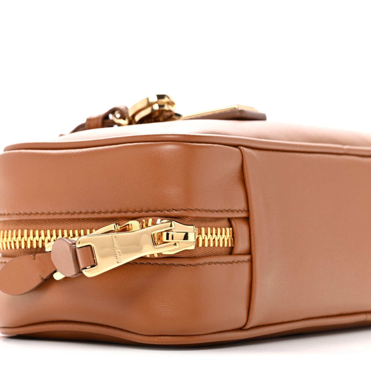Nappa Small Beau Top Handle Bag Cognac