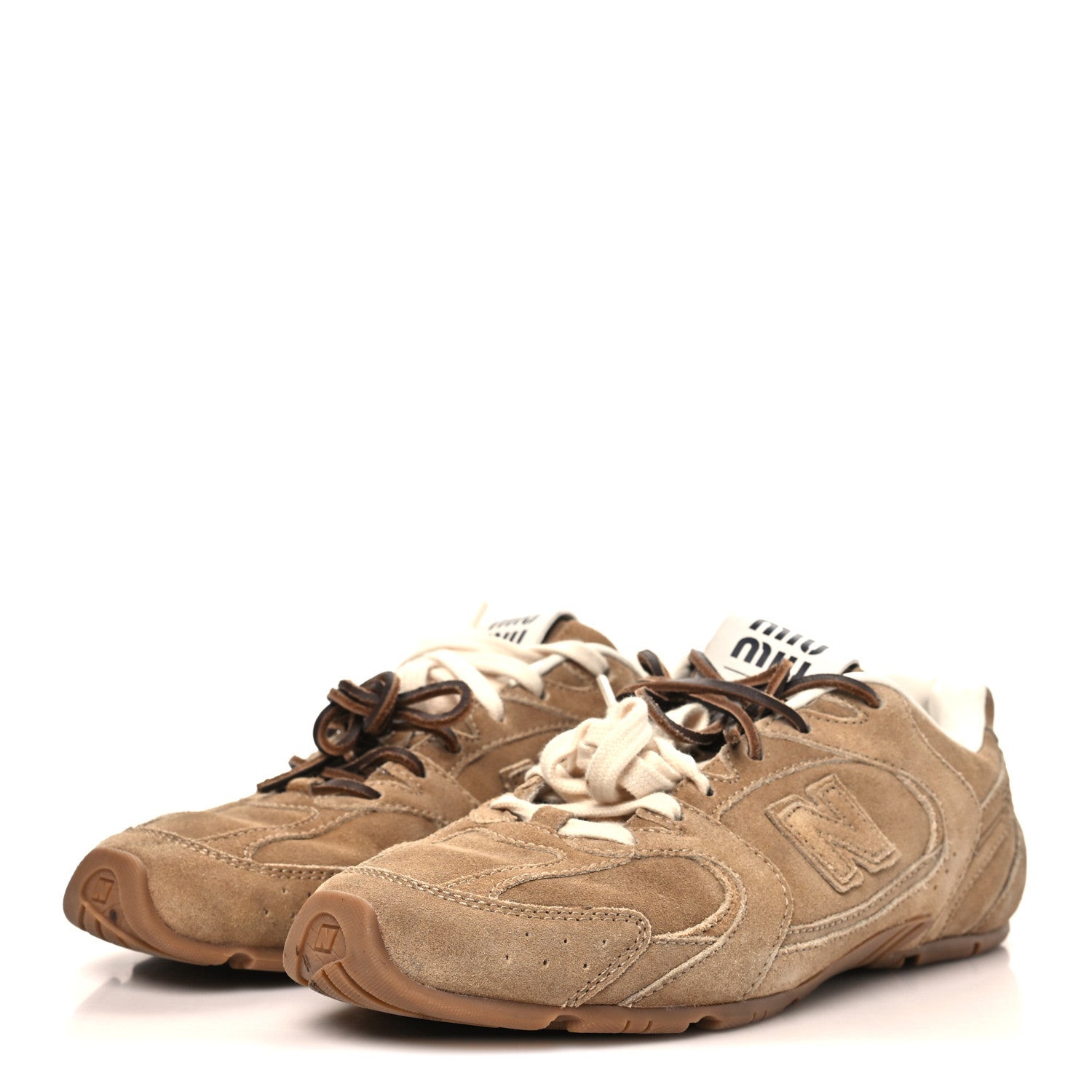 X NEW BALANCE Suede 530 SL Sneakers 38.5 Ecru