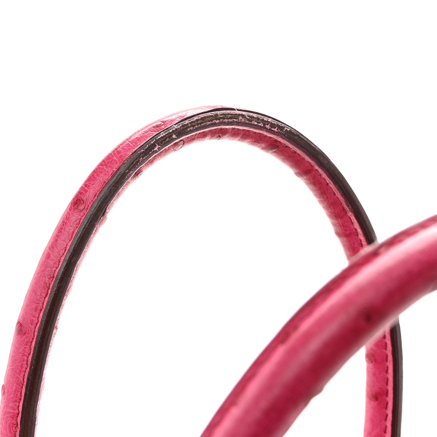 Ostrich Birkin 35 Fuchsia