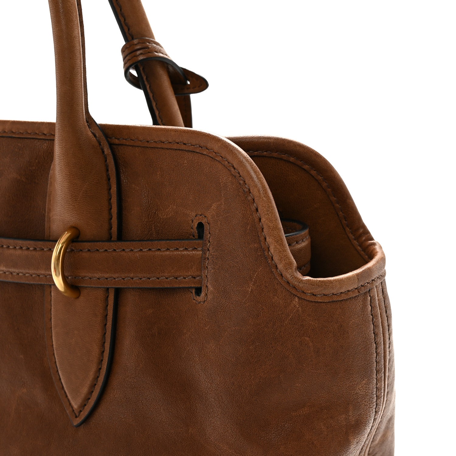 Nappa Aviator Medium Aventure Bag Rovere