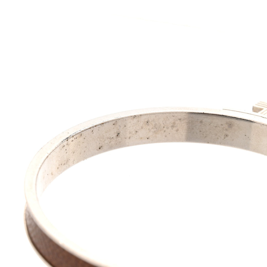 Lizard Kelly Lock Cadena Bracelet Brown