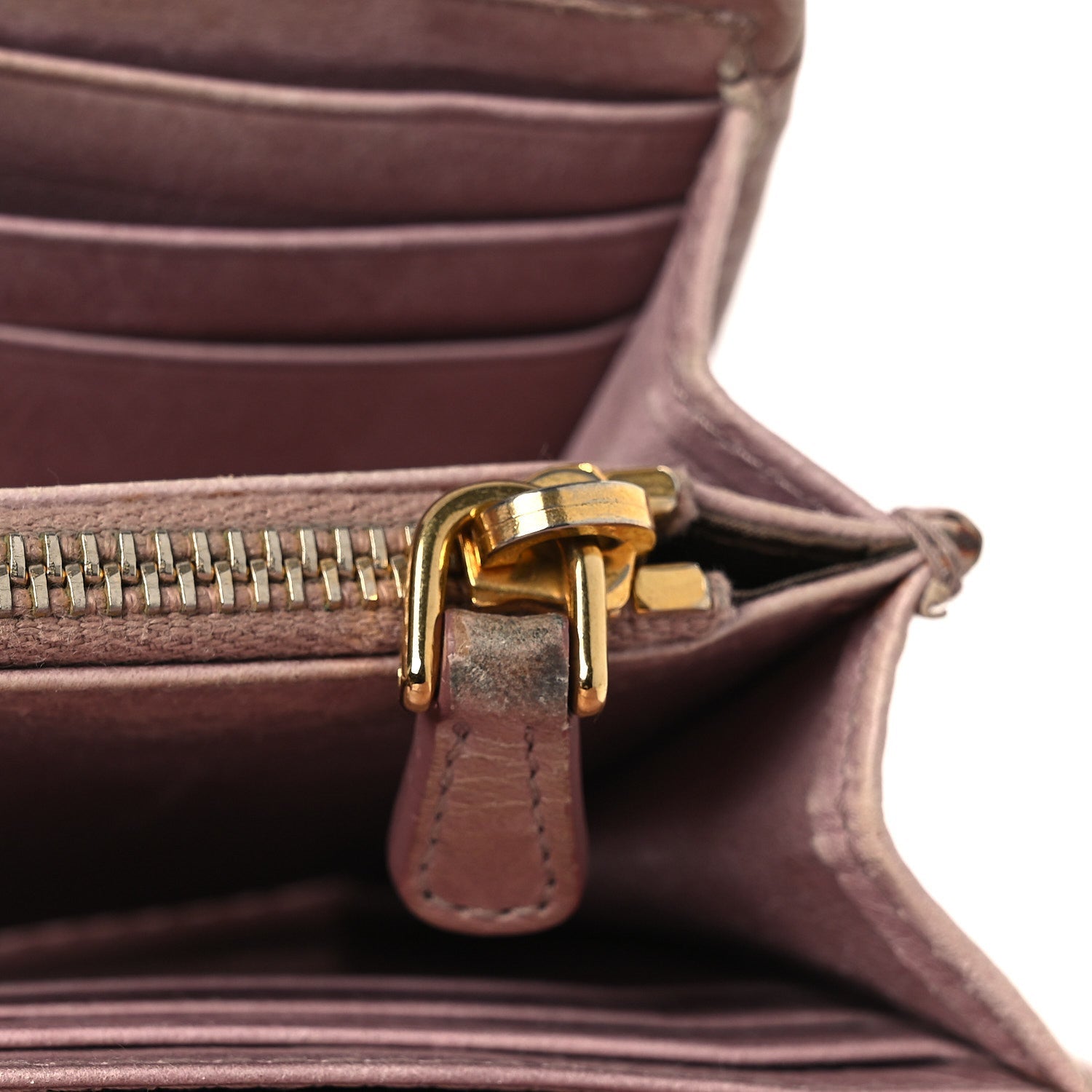 Nappa Lux Matelasse Flap Wallet Mughetto