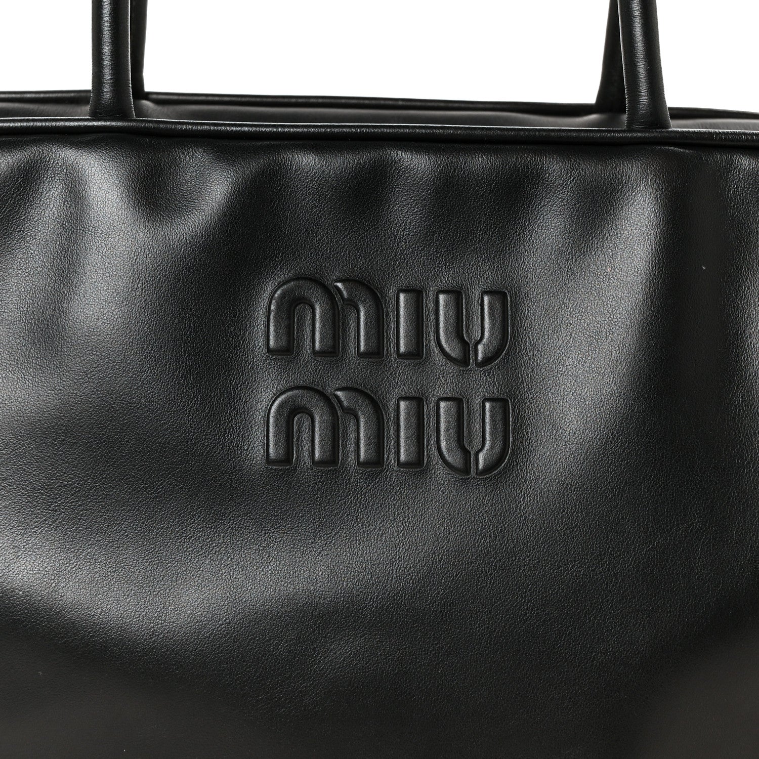 Soft Calf Softy Large Beau Top Handle Bag Black
