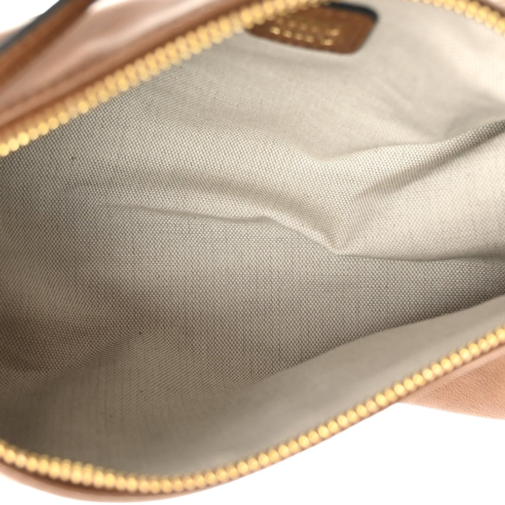 Nappa Aviator Mini Pouch Rovere