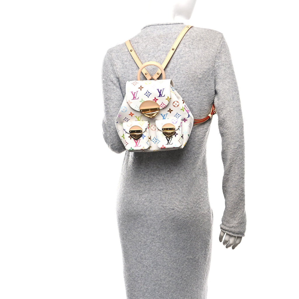 LV X TM Monogram Multicolor Venice Backpack White