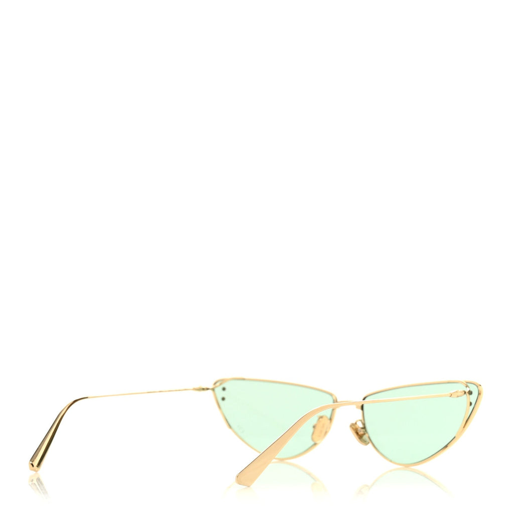 Metal MissDior B1U Butterfly Sunglasses Gold