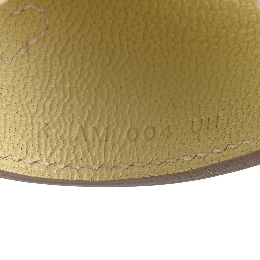Milo Lambskin Grigri Rodeo Robeo Coeur Bag Charm PM Craie Jaune Milton Rouge Radieux