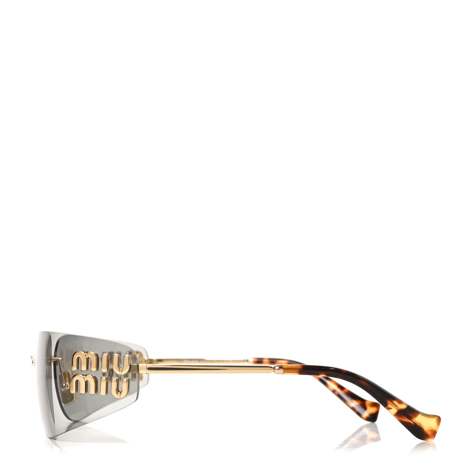 Metal Aube Sunglasses SMUA51 Gold Light Grey