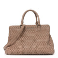 Nappa Matelasse Swarovski Crystal Tote Cammeo