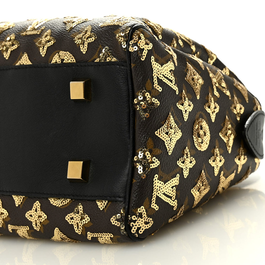 Monogram Sequins Eclipse Speedy 28 Gold