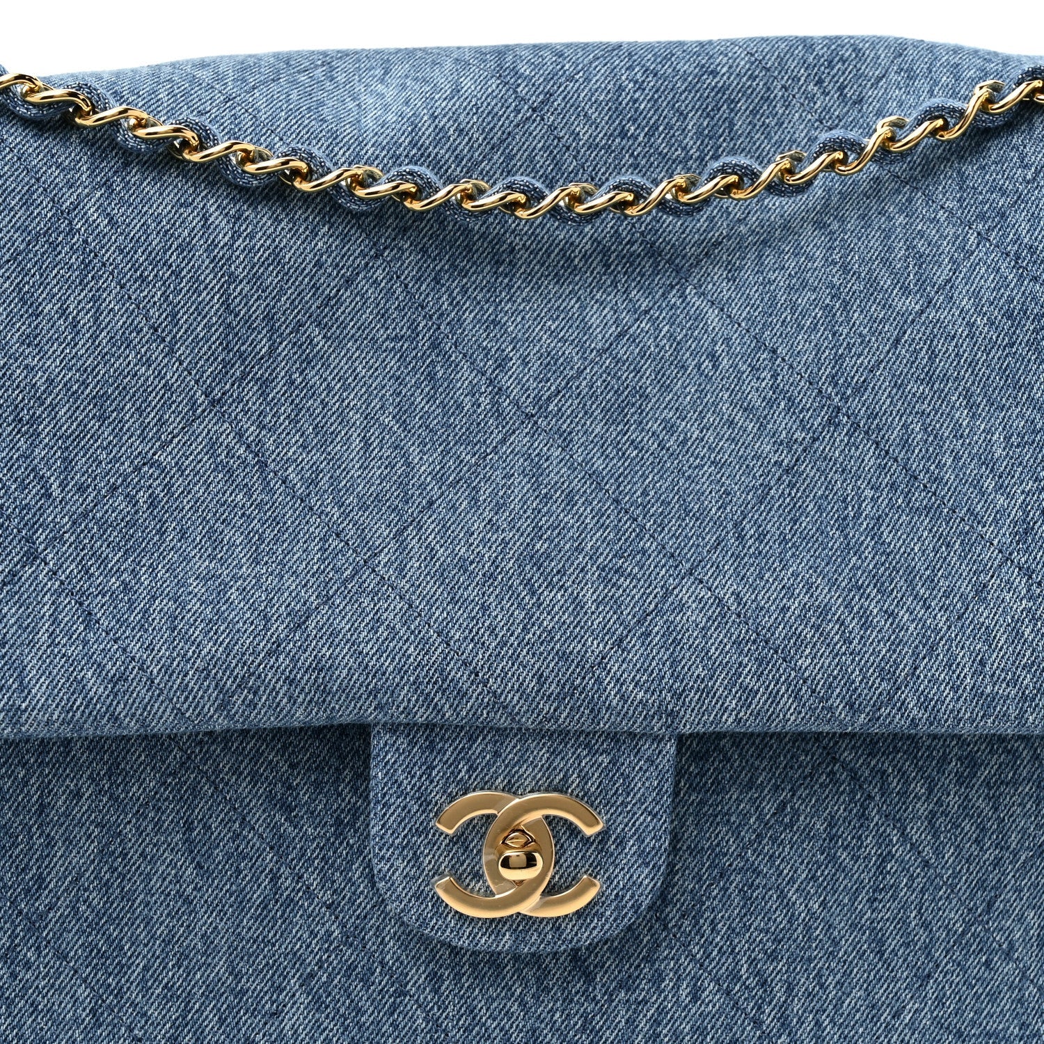 Denim Souplissimo Maxi Flap Blue