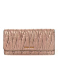 Nappa Lux Matelasse Flap Wallet Mughetto