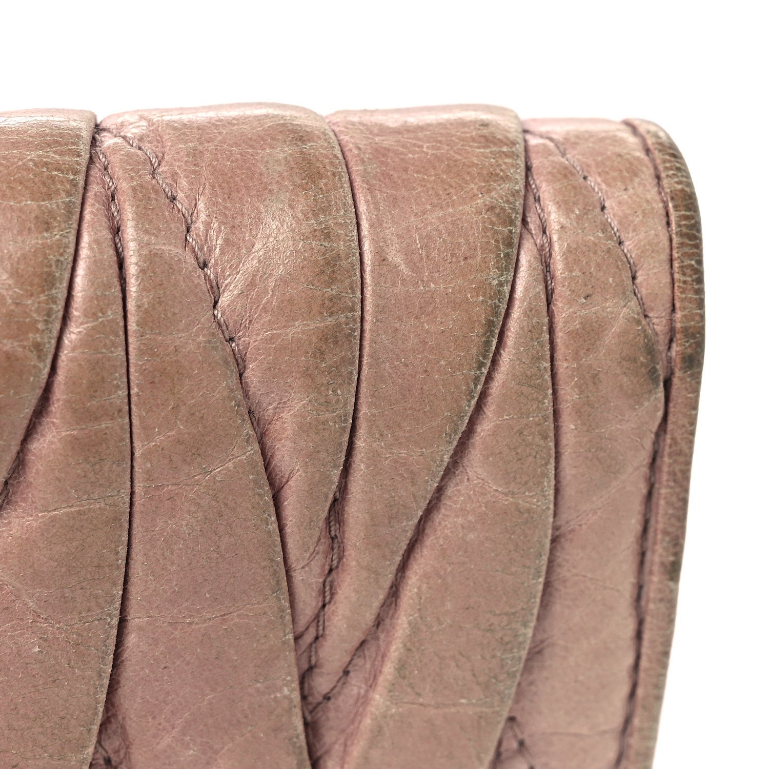 Nappa Lux Matelasse Flap Wallet Mughetto