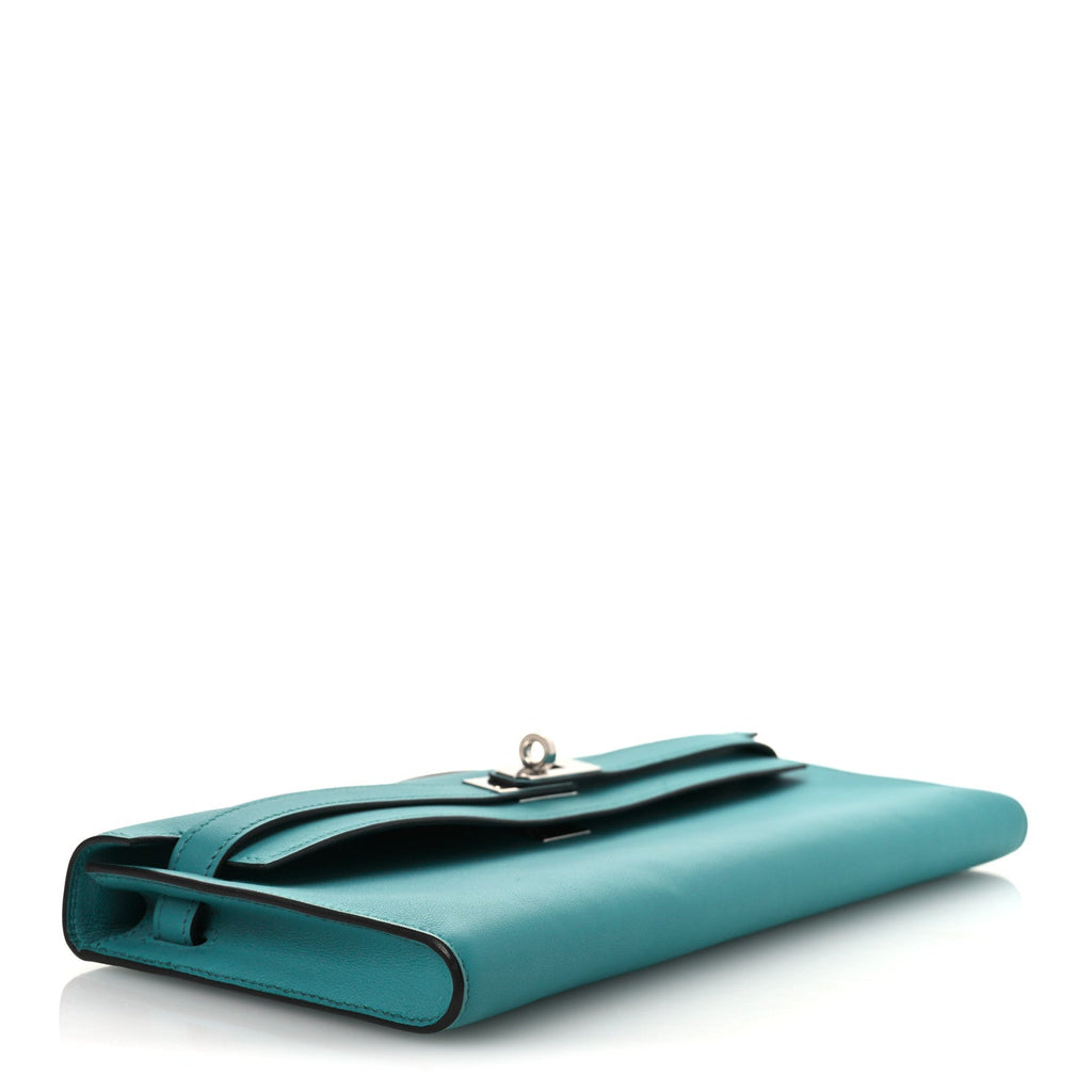 Swift Kelly Cut Clutch Pochette  Vert Verone