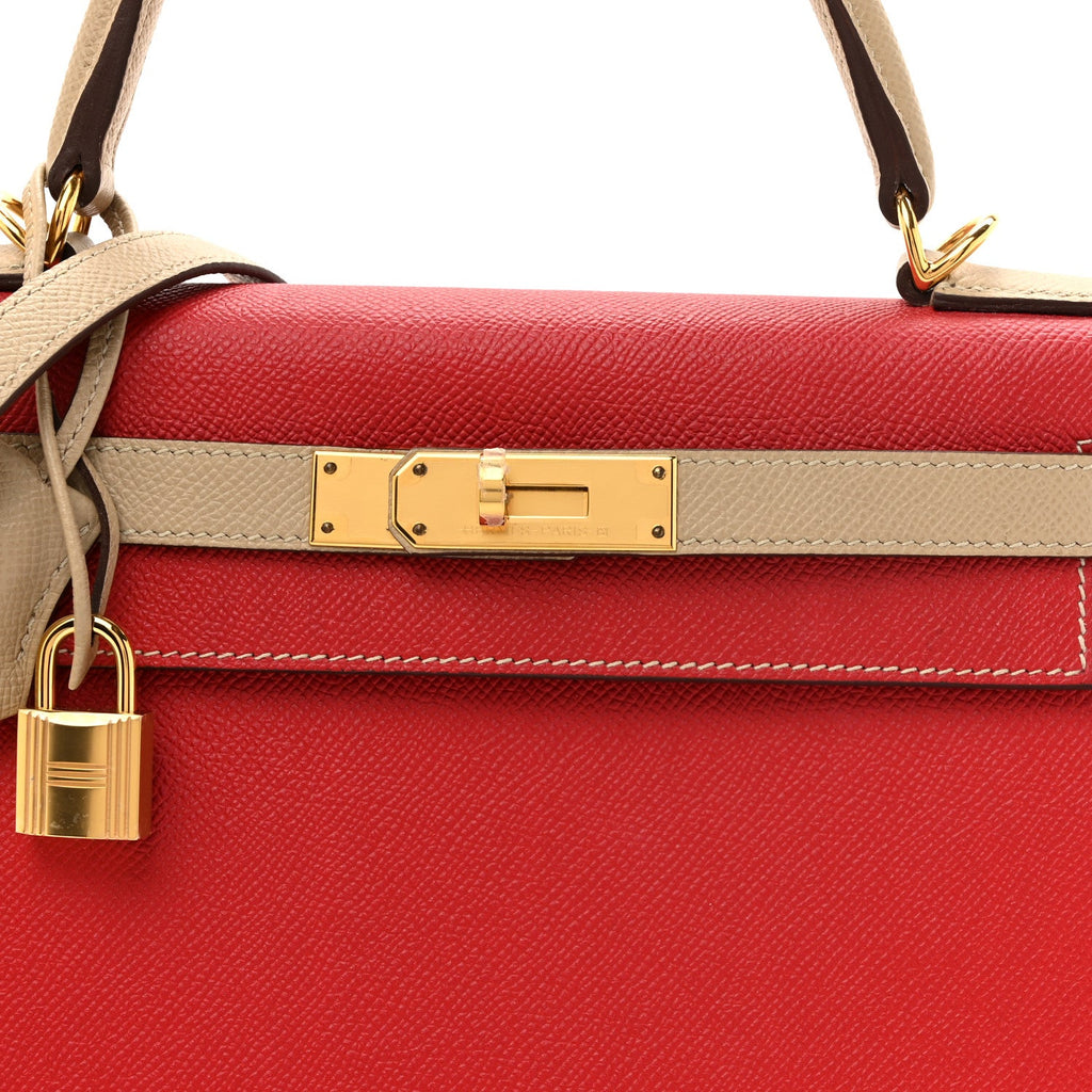 Epsom Horseshoe Kelly Sellier 28 Rouge Casaque Trench