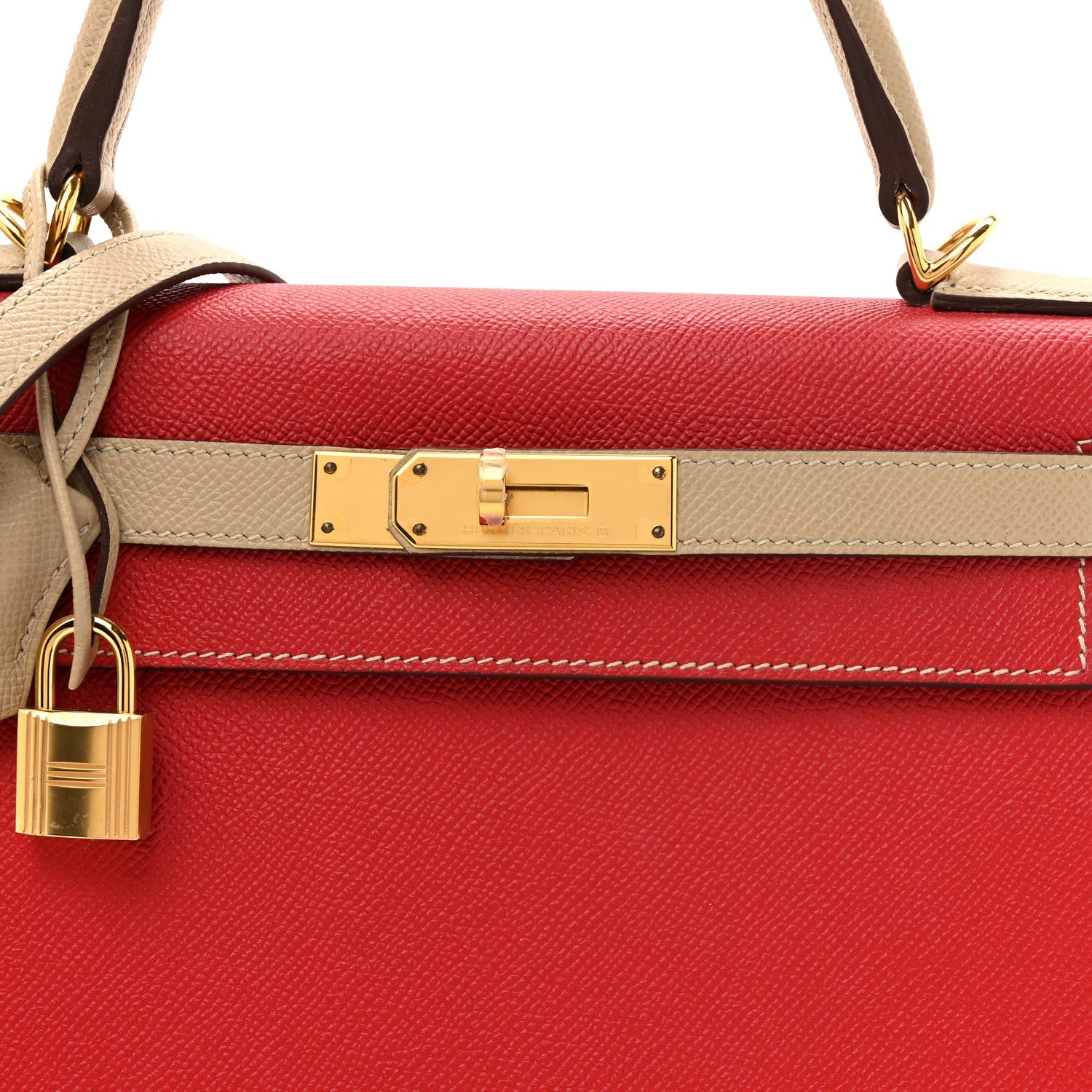 Epsom Horseshoe Kelly Sellier 28 Rouge Casaque Trench