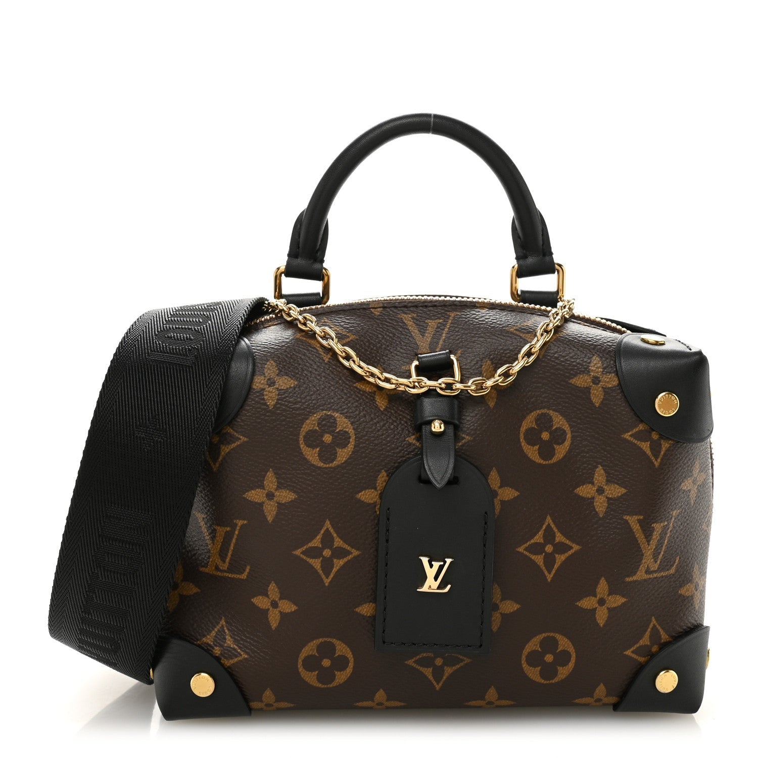 Monogram Petite Malle Souple Black