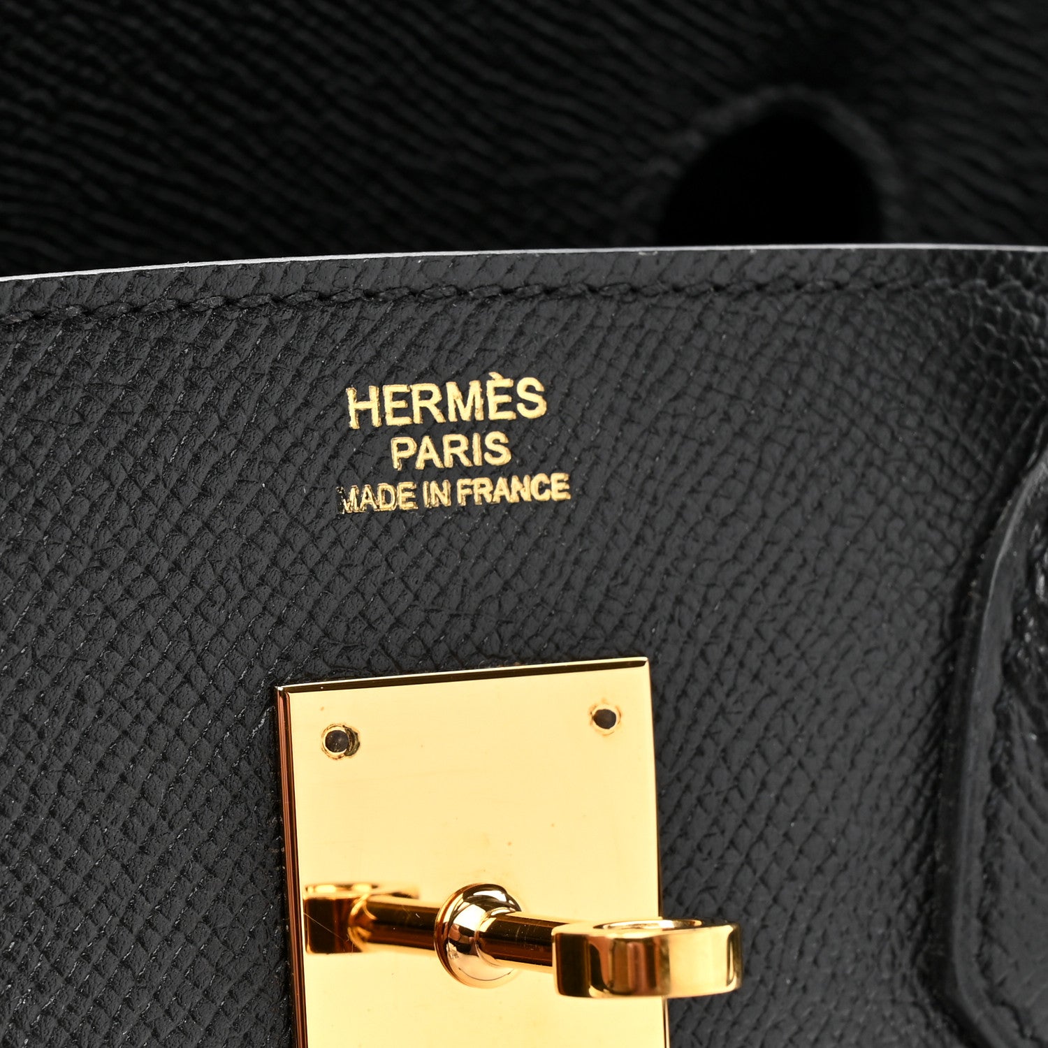 Epsom Birkin 30 Black