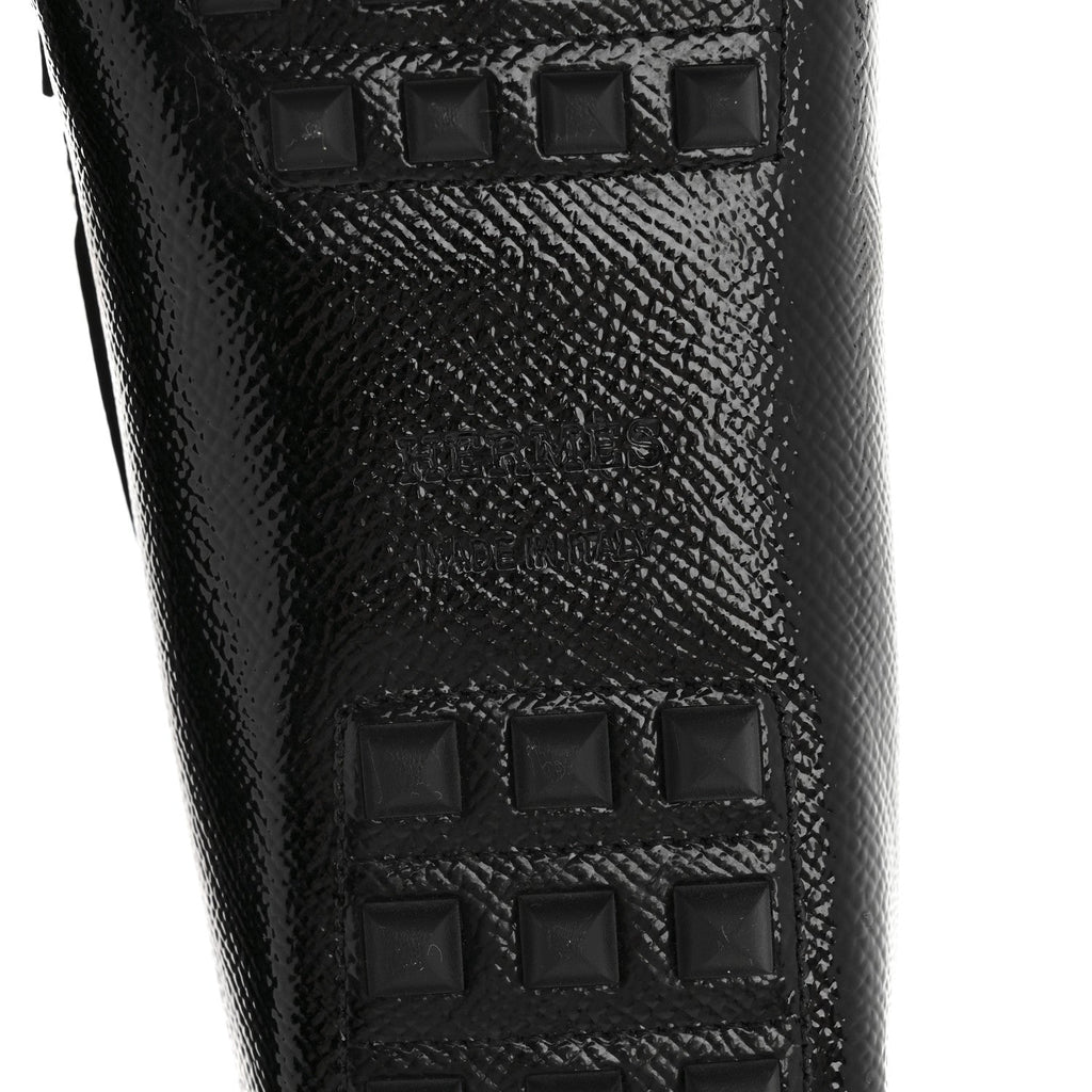 Patent Epsom Womens Irving Driving Moccasin Loafers 37 Black